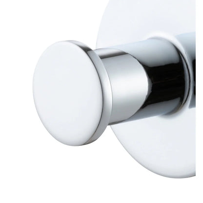 Modern Chrome Bath Hook Set 6 Pack