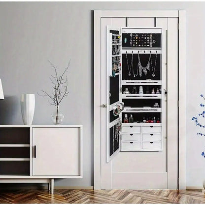 Elegant New Wall/Door Mounted Jewelry Armoire