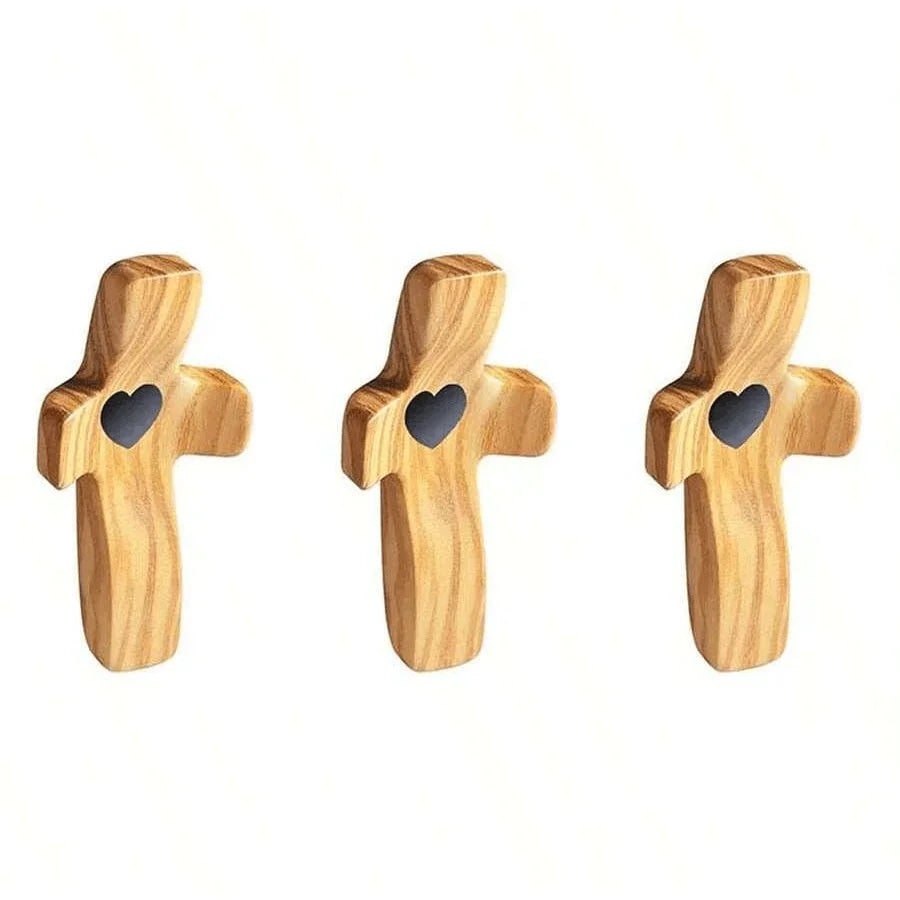 Multi-functional Wooden Cross, Anxiety Relief